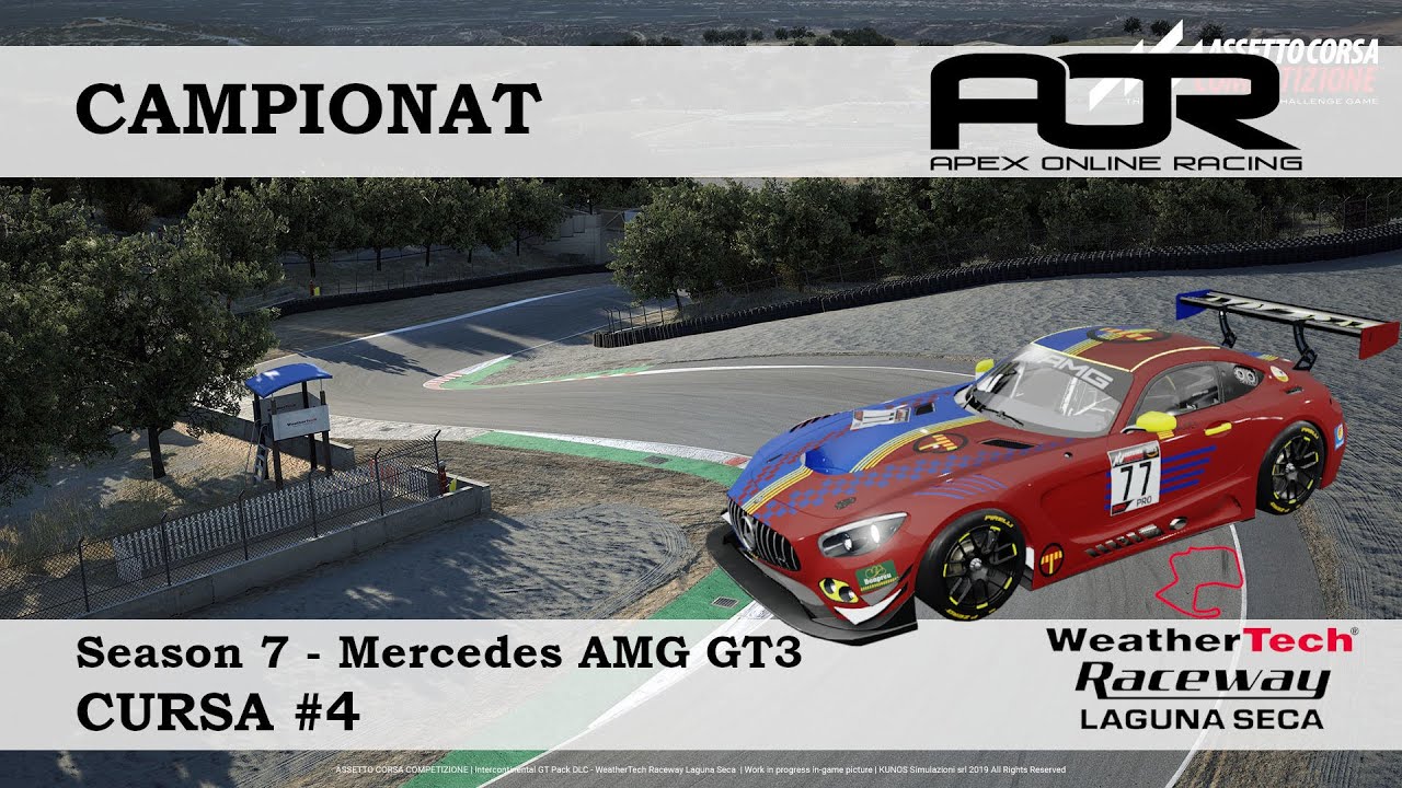 AOR Season 7 - Circuit Laguna Seca - Assetto Corsa Competizione de A tot Drap Simulador