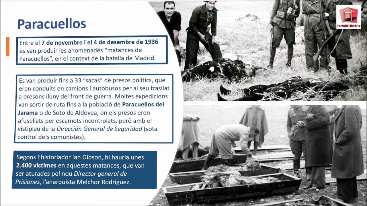 LA GUERRA CIVIL. Capítol V - Repressió i terror a la guerra civil espanyola. de jordicastellví