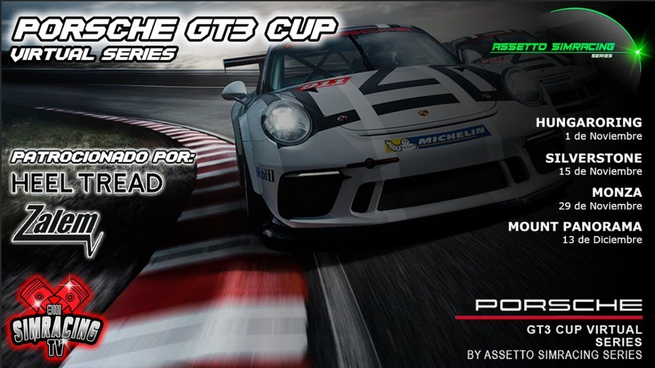 🏆 Cursa #1 del campionat Porsche GT3 Cup - Assetto Simracing Series de A tot Drap Simulador