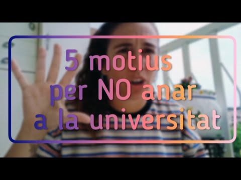 5 motius per NO anar a la universitat ❌ de Laura Grau