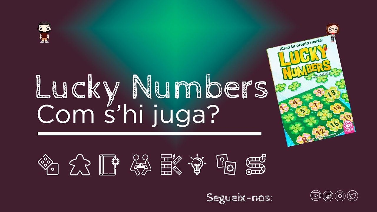 Lucky Numbers: Com s'hi juga? de Aya_ZholvaX: Jocs de taula