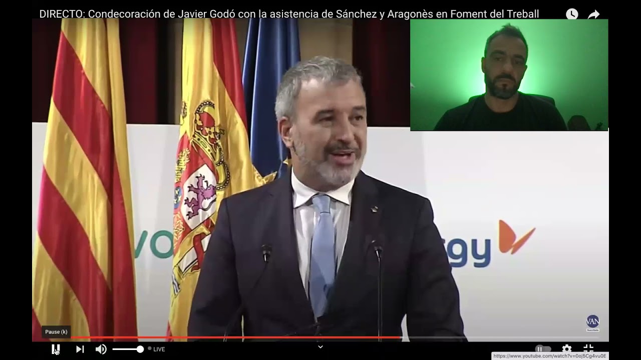 Aragonès es troba per primera vegada com a president amb Pedro Sánchez homenatge La Vanguardia de Patriota Català TV