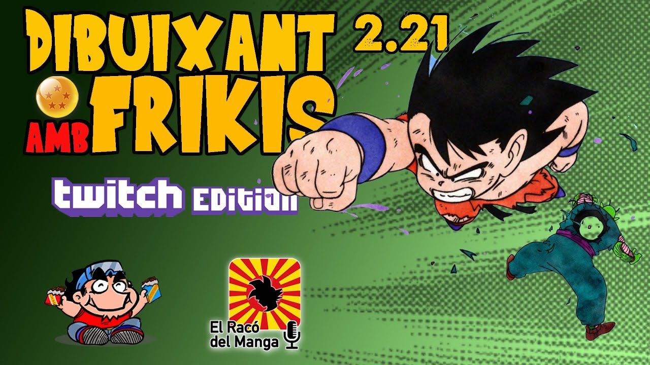 DIBUIXANT AMB FRIKIS 2-21. - Goku i Piccolo - Convidats: DAC i El Racó del Manga de Magori Art