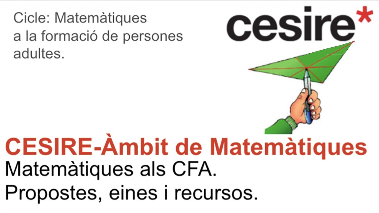 Matemàtiques als CFA. Recursos i materials de CREAMAT1