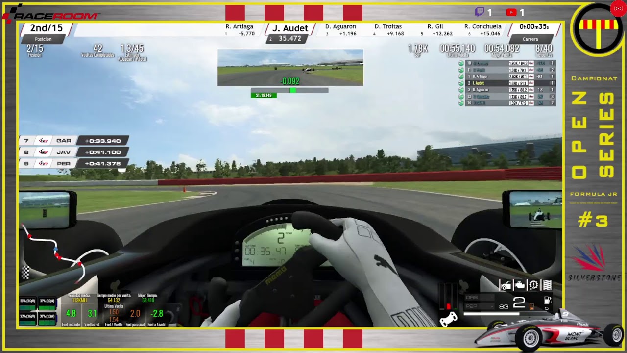 Open Series Formula JR - RaceRoom Spain de A tot Drap Simulador