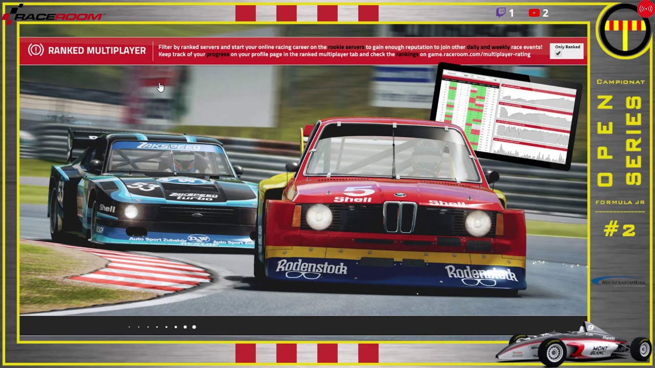 Open Series - Formula JR - #2 HockenheimRing - RaceRoomSpain de A tot Drap Simulador