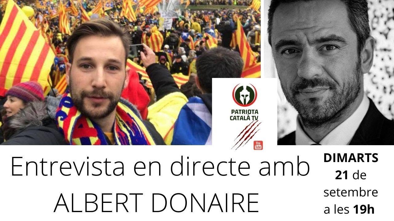 Entrevista en directe amb Albert Donaire de Patriota Català TV