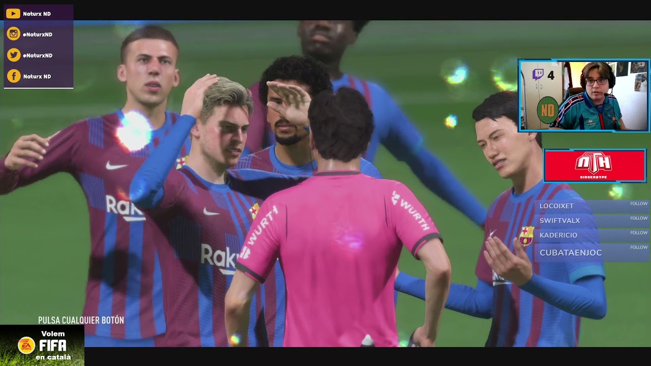 Directe de twitch joc FIFA22 amb xarla de Autisme de Marxally