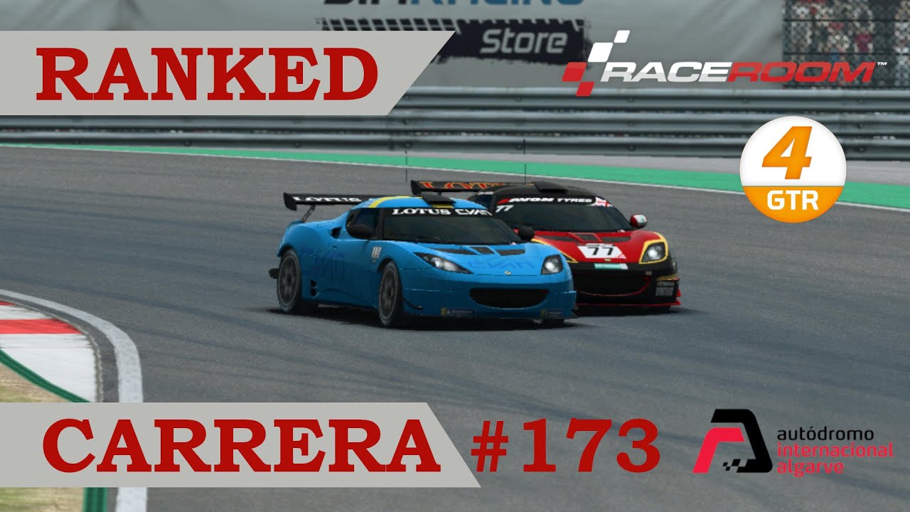 📈 RaceRoom - Ranked Cursa #174 - Circuit #Portimao - LOTUS Evora #GTR4 de A tot Drap Simulador