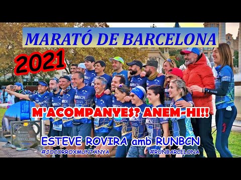 Marató Barcelona 2021 Equip Marato RunBcn amb Esteve Rovira de Esteve Rovira