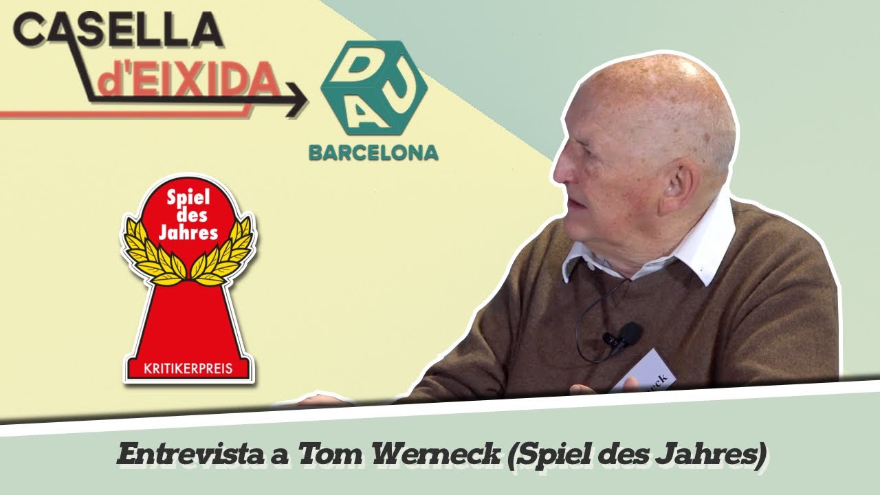 Dau Barcelona 2021 - Entrevista a Tom Werneck, creador de l'Spiel des Jahres de Casella d'Eixida