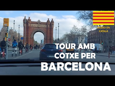 BARCELONA TOUR BY CAR - CATALAN LISTENING PRACTICE (Subtitles: Eng, Esp, Cat) de Català al Natural