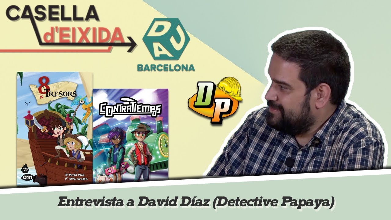 Dau Barcelona 2021 - Entrevista a David Diaz, Detective Papaya de Casella d'Eixida