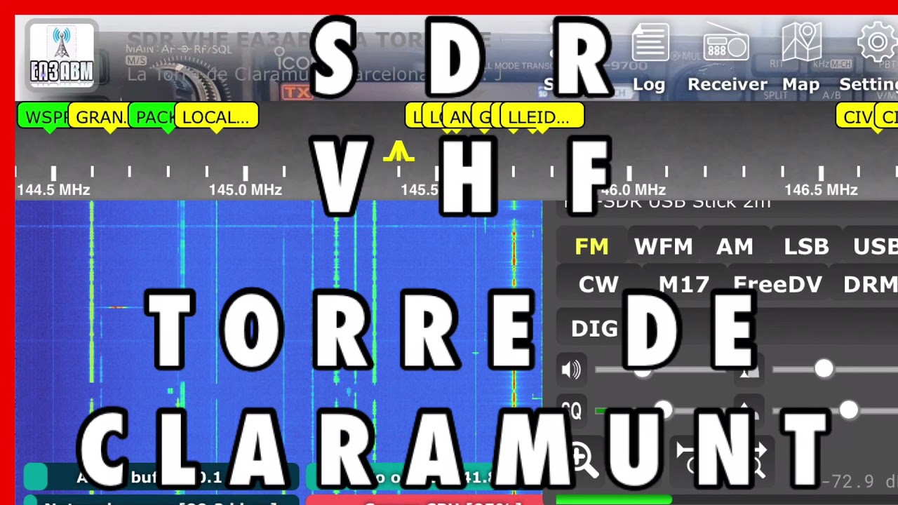 SDR VHF TORRE DE CLARAMUNT de EA3HSL Jordi