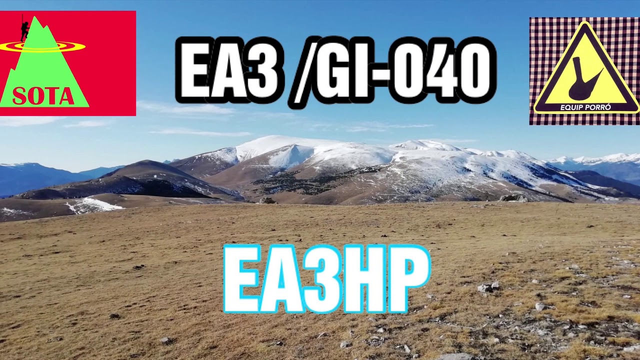 EA3HP SOTA EA3/GI-40 de EA3HSL Jordi
