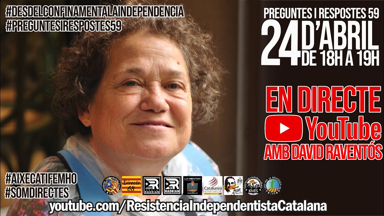 DIRECTE PREGUNTES I RESPOSTES 59 AMB DAVID RAVENTÓS de Resistència Independentista Catalana