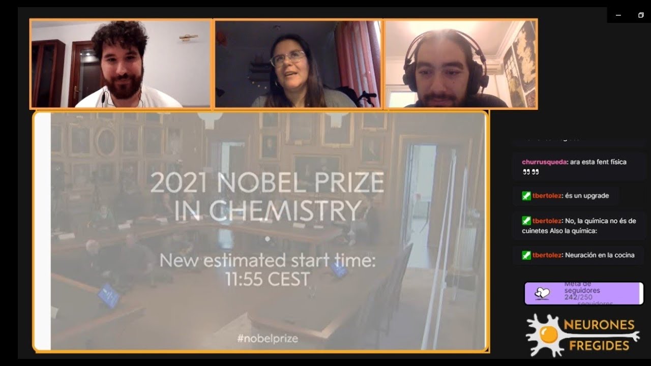 Anunci premi Nobel 2021 | Química de Neurones Fregides
