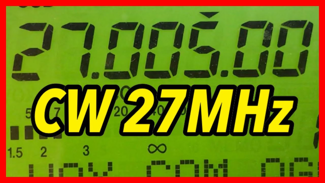 CW 27 MHz de EA3HSL Jordi