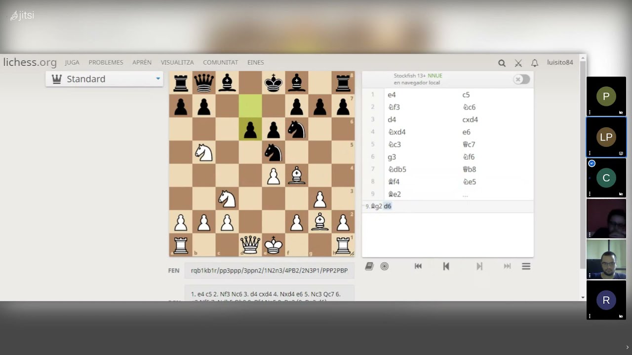 Partida Fischer vs Tal de Escacs Tordera