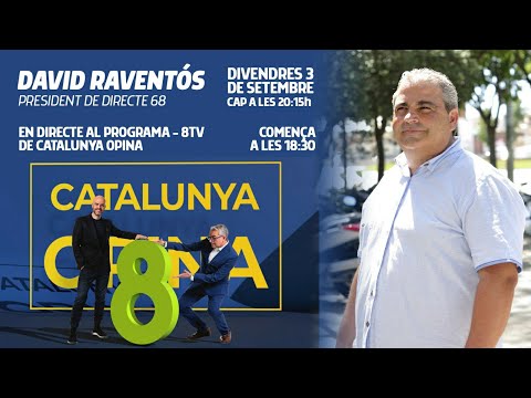 David Raventós en directe a Catalunya Opina - 8TV - 03/09/2021 de Marc Boada Ferrer
