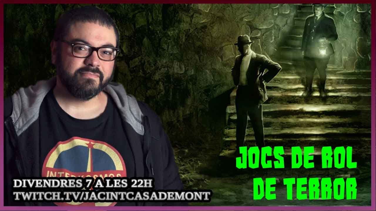💀 TERRORS NOCTURNS 💀 JOCS DE ROL DE TERROR ft. VICTOR CASTILLO🎲 de Jacint Casademont
