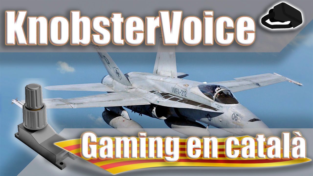 KnobsterVoice Tutorial - Demo (Play P3D / FS2020 / DCS World with Knobster) de Gaming en Català