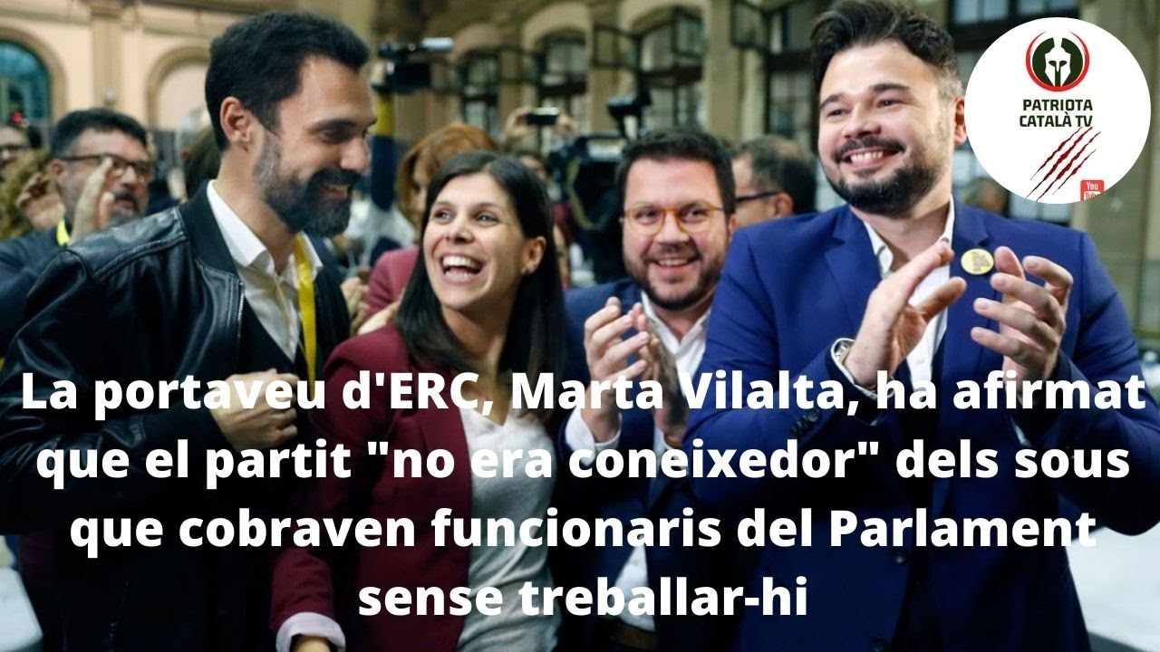 ERC "no era coneixedor" dels sous que cobraven funcionaris del Parlament sense treballar-hi de Patriota Català TV