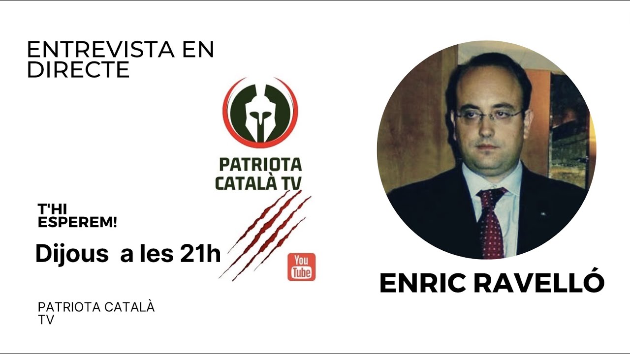 Entrevista en directe amb Enric Ravelló de Patriota Català TV