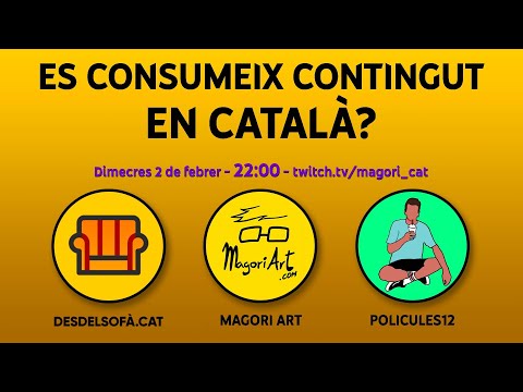 ES CONSUMEIX CONTIGUT EN CATALÀ? amb @desdelsofa.cat - @policules12 - @doblatgecatala de Magori Art
