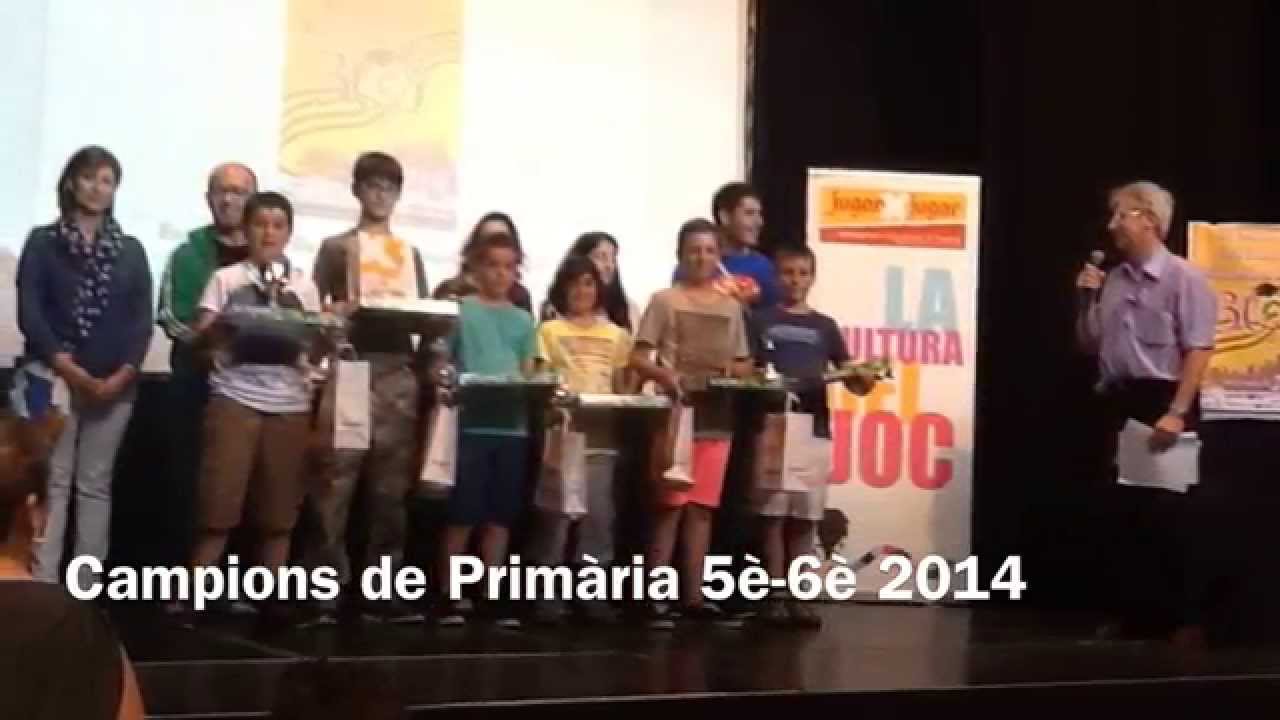 Primària Gran Final 2014 5è Campionat de Scrabble Escolar dels Països Catalans de Scrabbleescolar