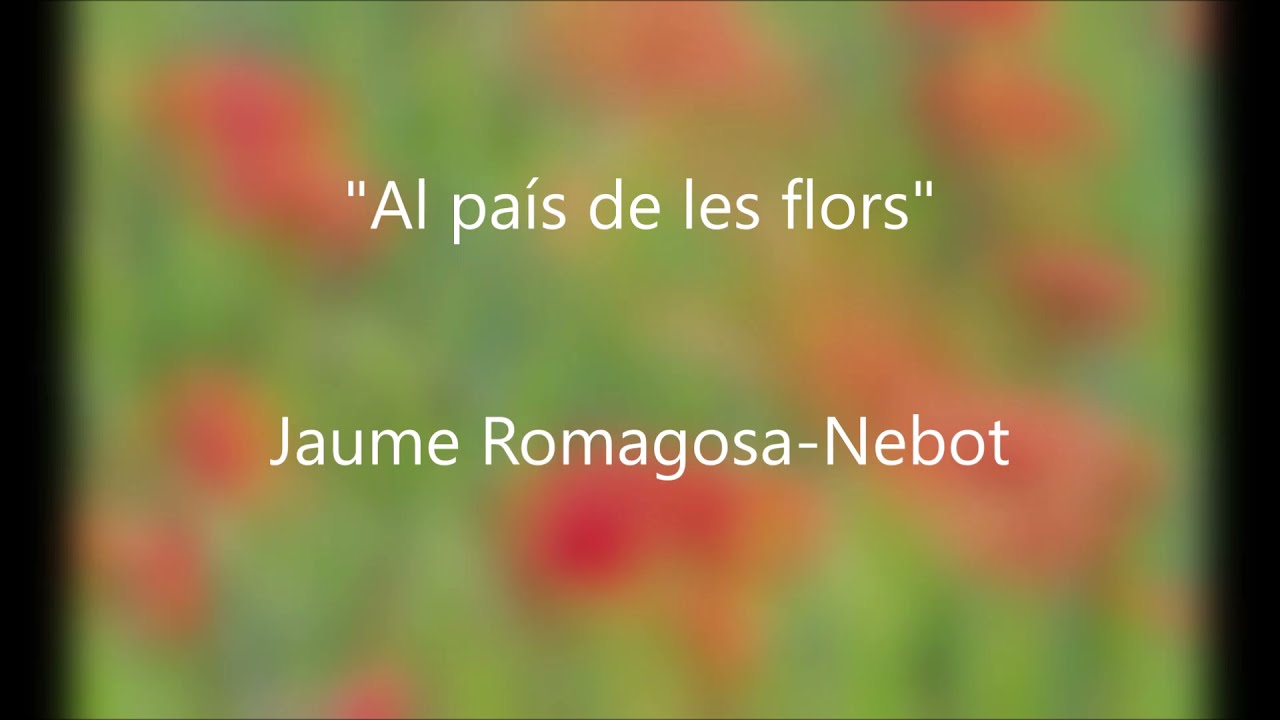 Al país de les flors de Jaume Romagosa-Nebot