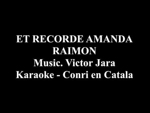 At Recorde Amanda Karaoke en Catala Conri de Conri Karaoke