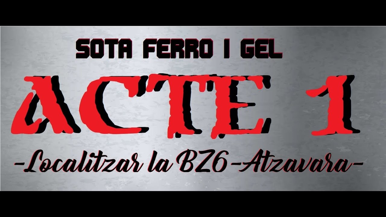 ❄️ LA PÍFIA - SOTA FERRO I GEL - ACTE 1: "Localitzar la BZ6-Atzavara" - ROL EN CATALÀ de LA PÍFIA