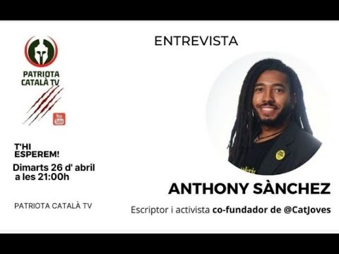 Entrevista a l'Anthony Sànchez, jove escriptor i activista co-fundador de @Catjoves de Patriota Català TV