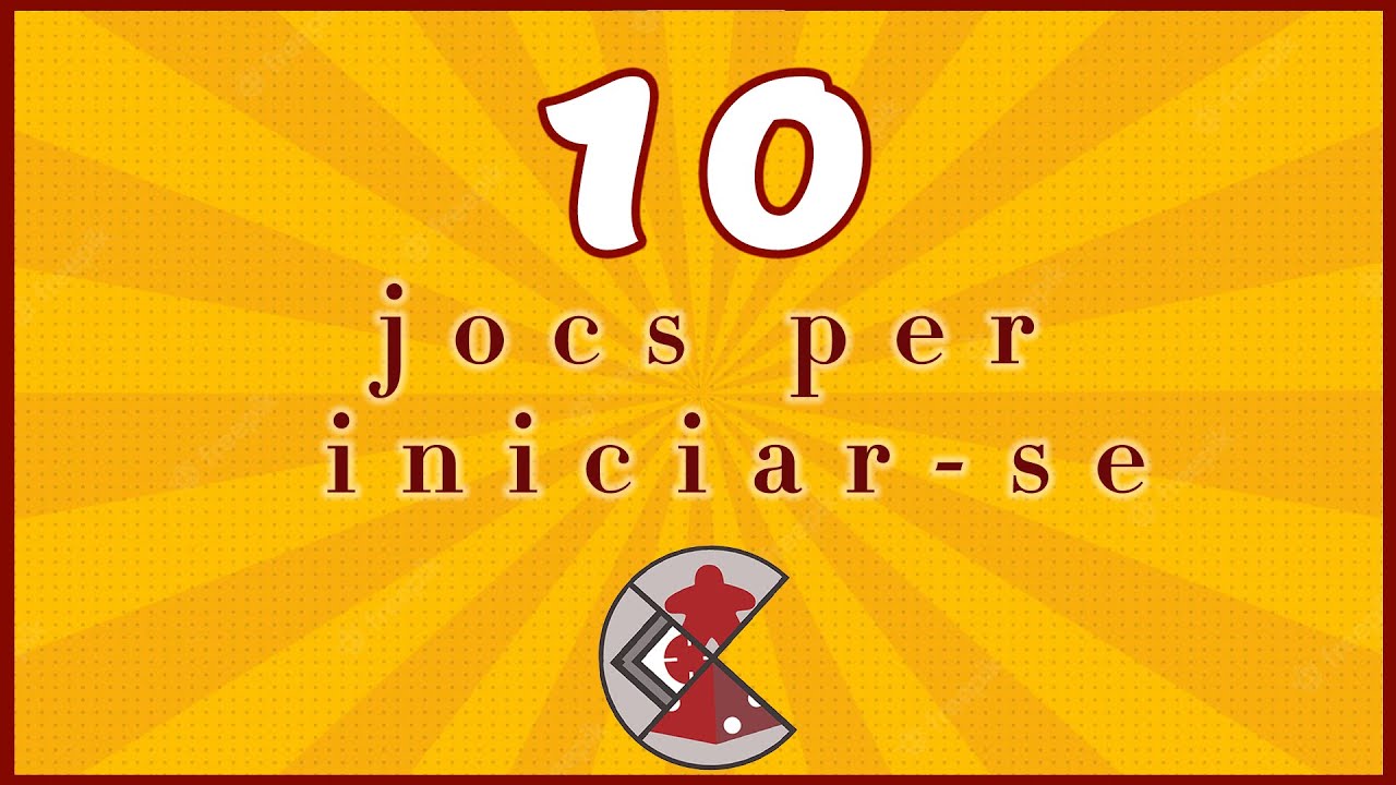 [TOP 10] - 10 Jocs per iniciar-se en el món dels jocs de taula de Casa del Jo