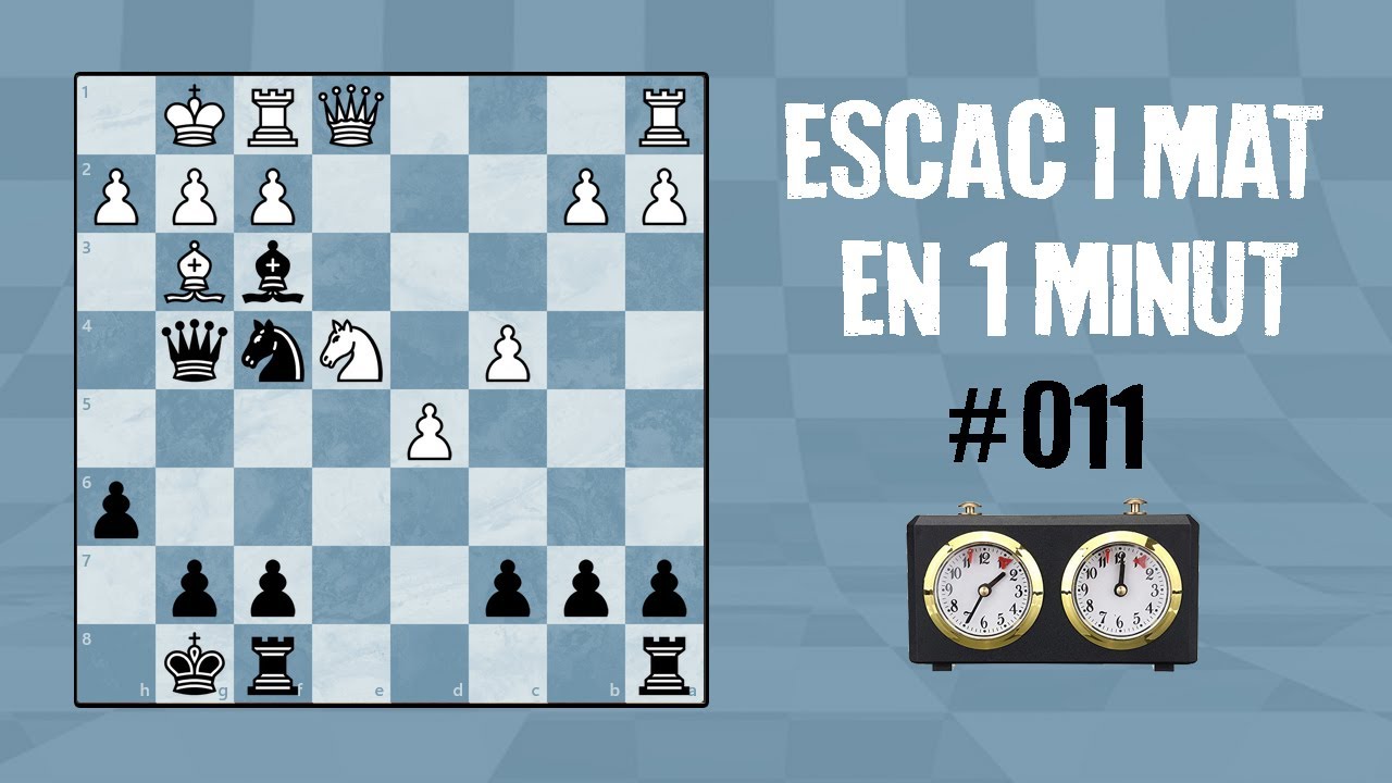 Escac i mat en 1 minut #011 || La reina que no tenia por de Escacs en Català
