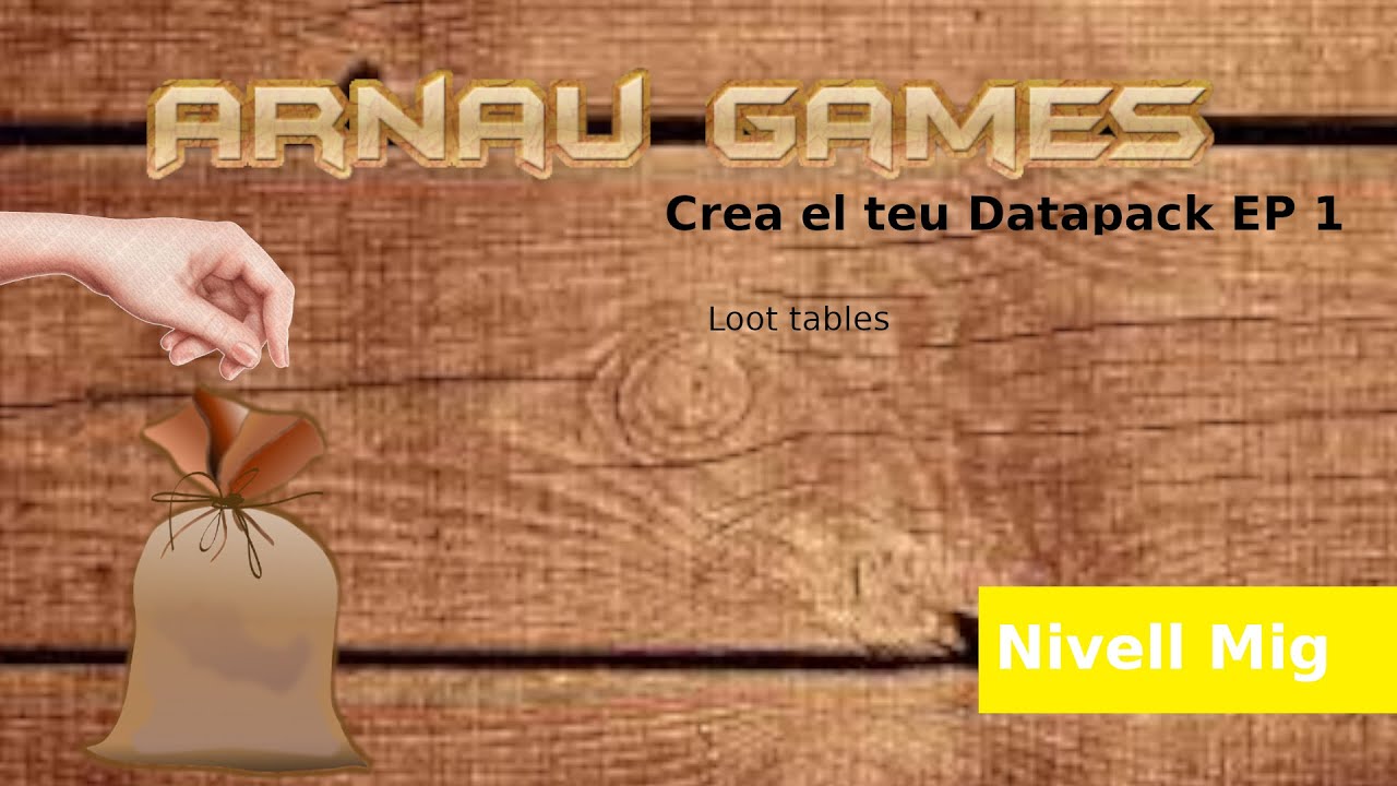 Serie Datapacks EP3: Loot tables. de Arnau Games