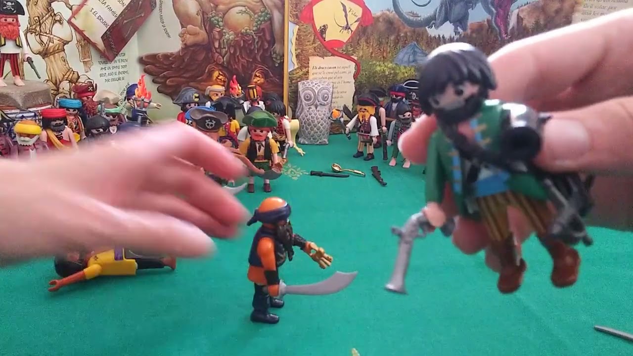 Playmobil. Batalla de Pirates PART 1🐙💀 de Estones fantàstiques amb ninos