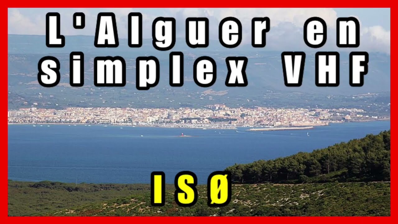 L'Alguer en simplex VHF de EA3HSL Jordi
