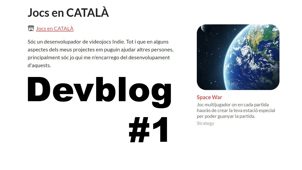 Devblog #1 | Space War | Unreal Engine 4 | Presentació del projecte de PlanasMarc04