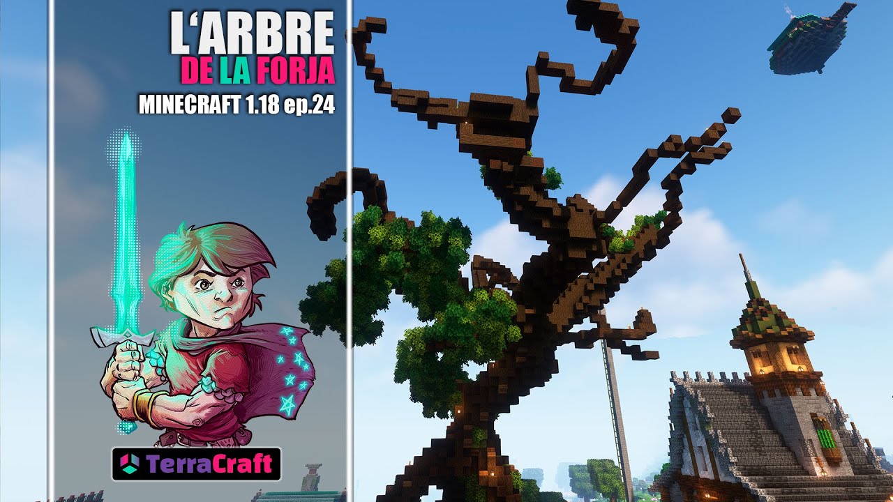 L'arbre de la forja - Minecraft 1.18 - Terracraft SMP T2 - ep.24 de ObsidianaMinecraft