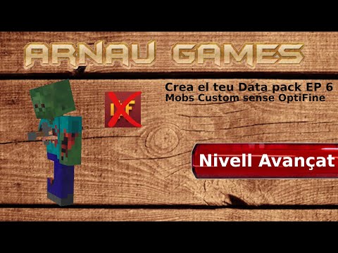 Serie Datapacks EP6: Mobs Custom sense OptiFine de Arnau Games