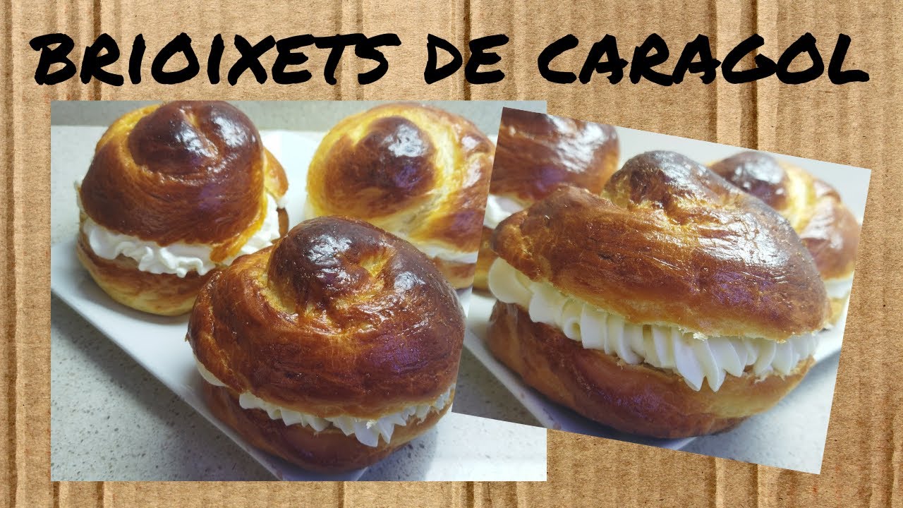 BRIOIXETS de CARAGOL - recepta casolana fàcil - aplec del caragol - dolços en català de Dolça Terra