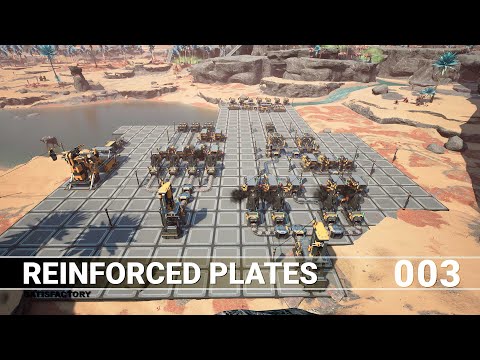Reinforced iron plates - Satisfactory Let's play ep. 003 de ObsidianaMinecraft