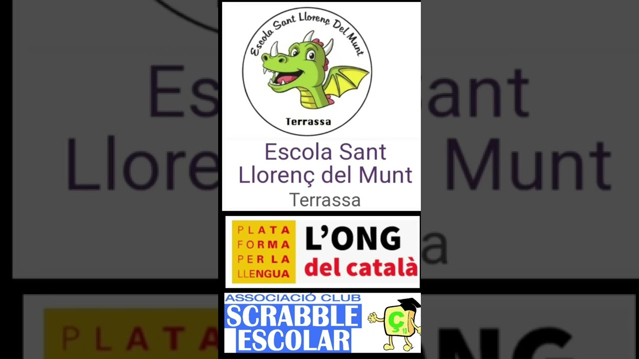Terrassa, escola Sant Llorenç del Munt, aula d'acollida 2022 de Scrabbleescolar