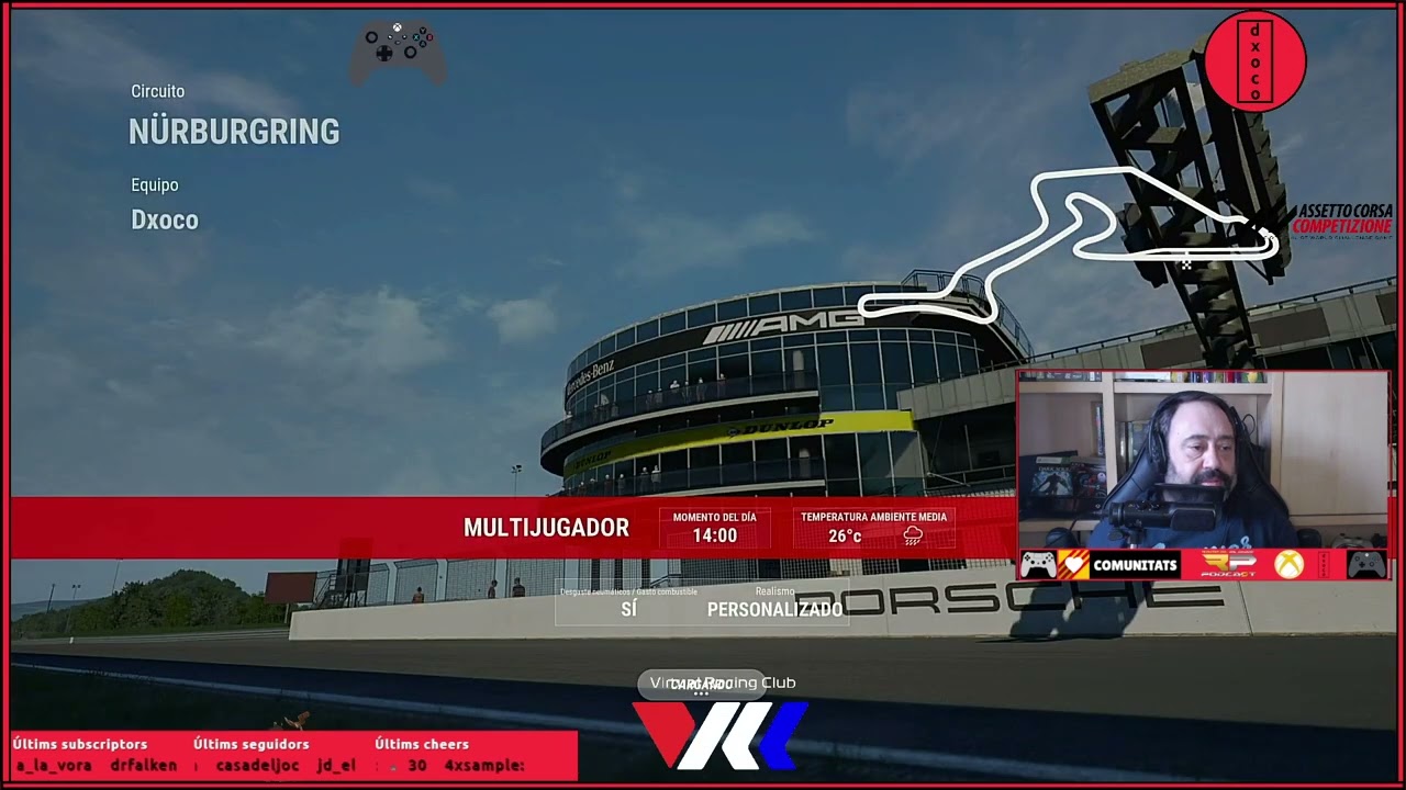 Cursa de Virtual Racing Club a Nürburgring! Comencem! de Dxoco
