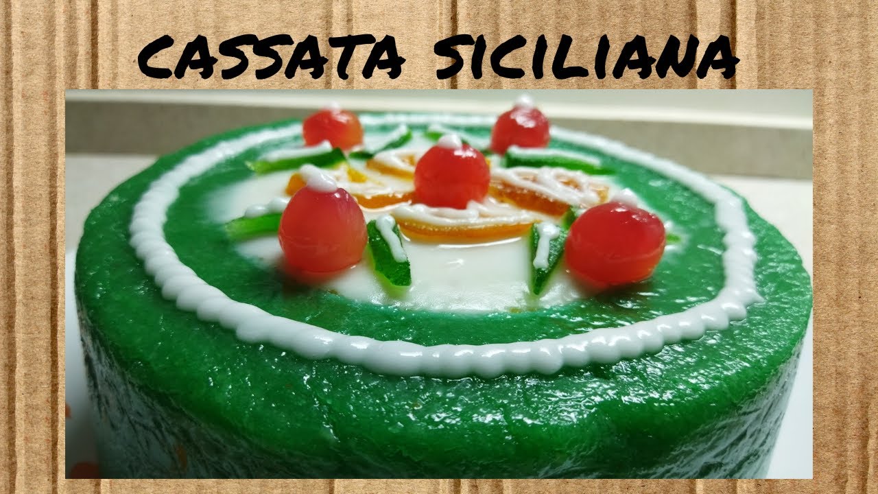 CASSATA siciliana - recepta casolana - ingredients casolans - postre italià - dolços en català de Dolça Terra