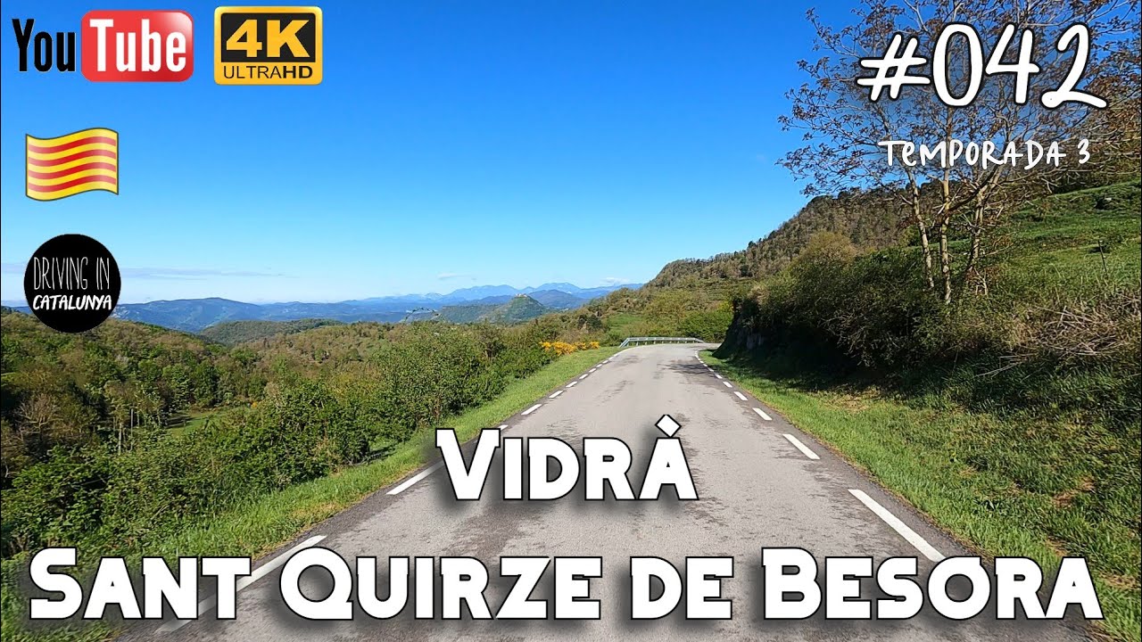 Vidrà - Sant Quirze de Besora (#042) [4K] #scenicdrive #osona #catalunya de Driving in Catalunya