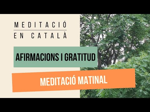 Meditació matinal amb afirmacions positives i de gratitud de Energia positiva en català