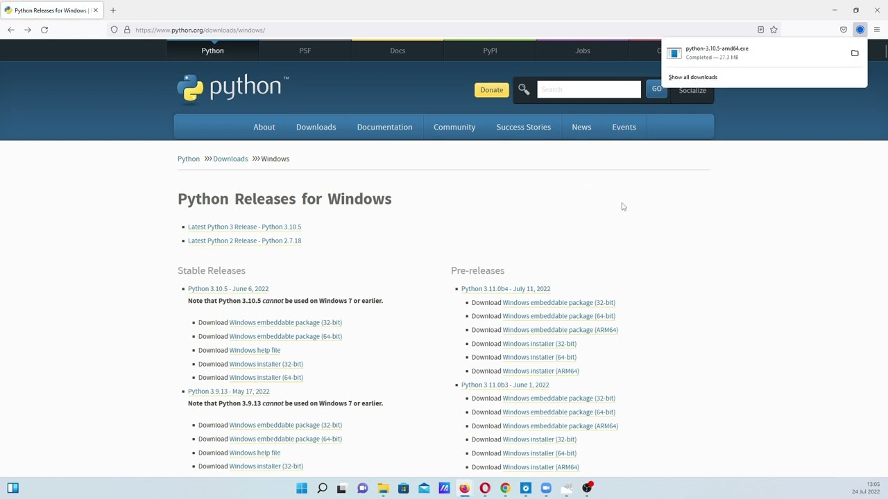 Instal·lant Python 3.10 en Windows 10, per a principiants de Programant en Català